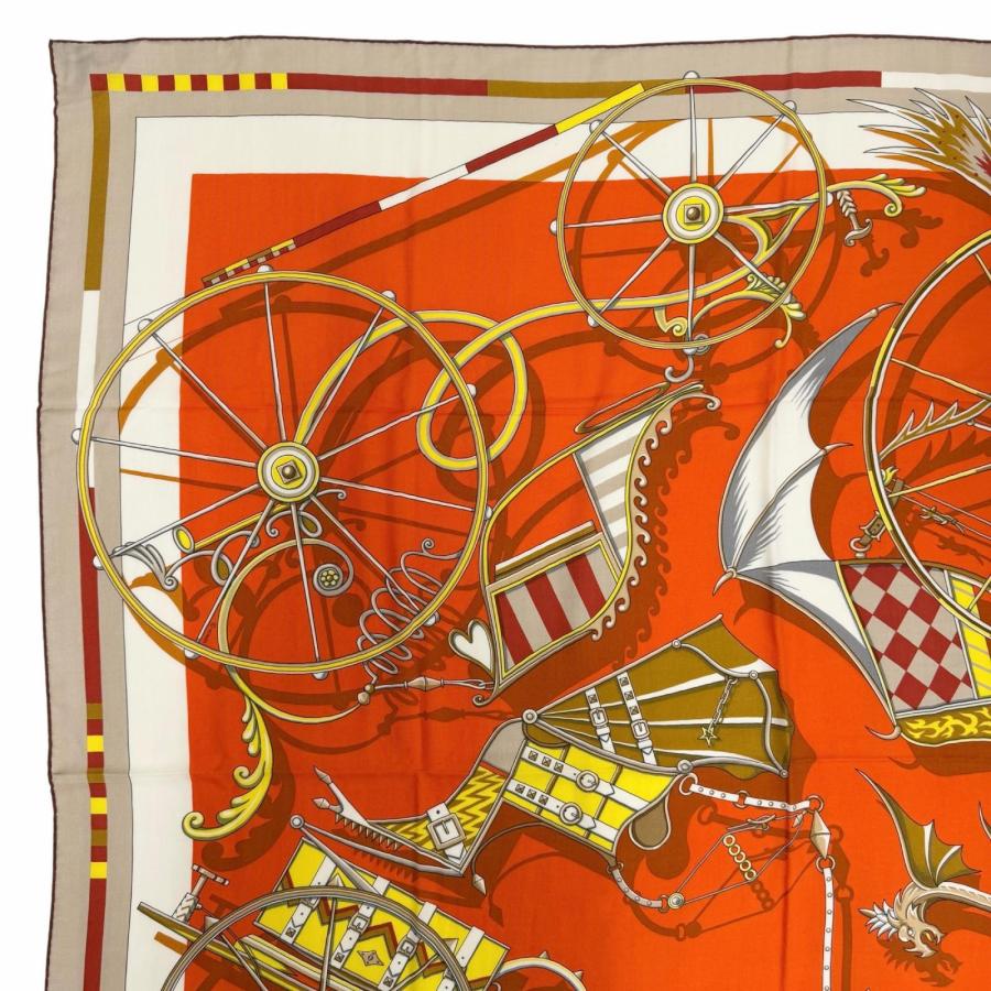 HERMES（エルメス） 未使用品☆HERMES カレジェアン カレ140 VOITURES