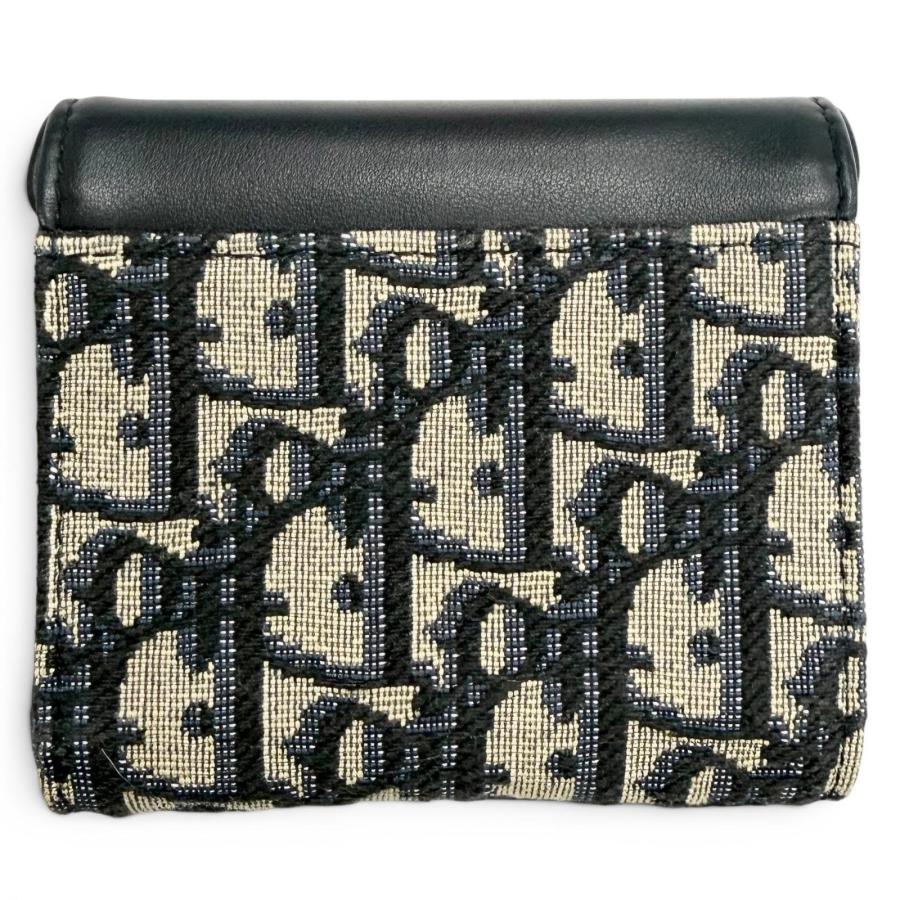 極美品△Christian Dior クリスチャンディオール Saddle Lotus