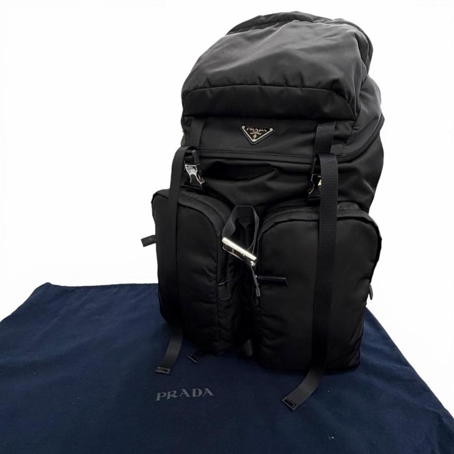 PRADA（プラダ） 極美品△PRADA 2VZ019 トライアングルロゴ Re-Nylon