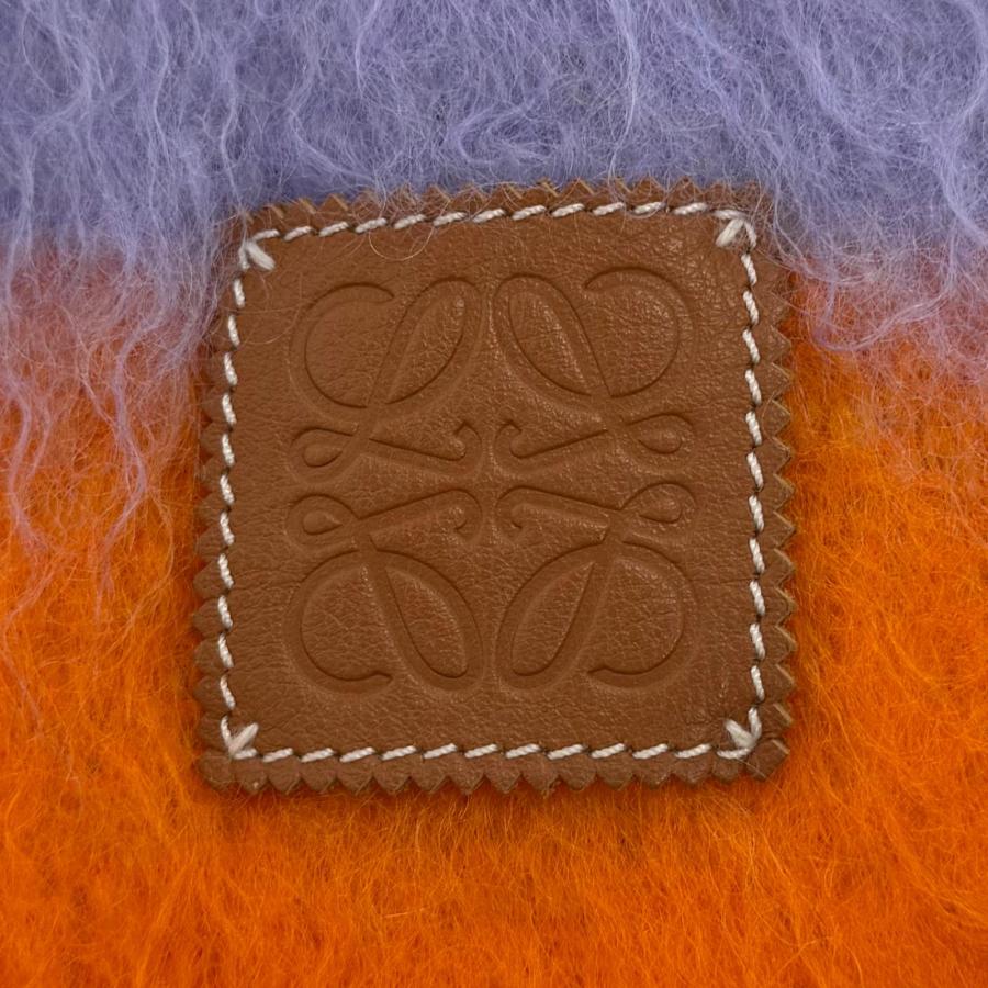 LOEWE（ロエベ） 美品☆LOEWE モヘア ウール混 アナグラムレザーパッチ