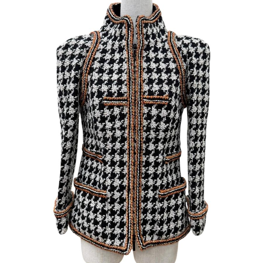 CHANEL（シャネル） 極美品☆CHANEL 17K P57498 千鳥格子 ココボタン
