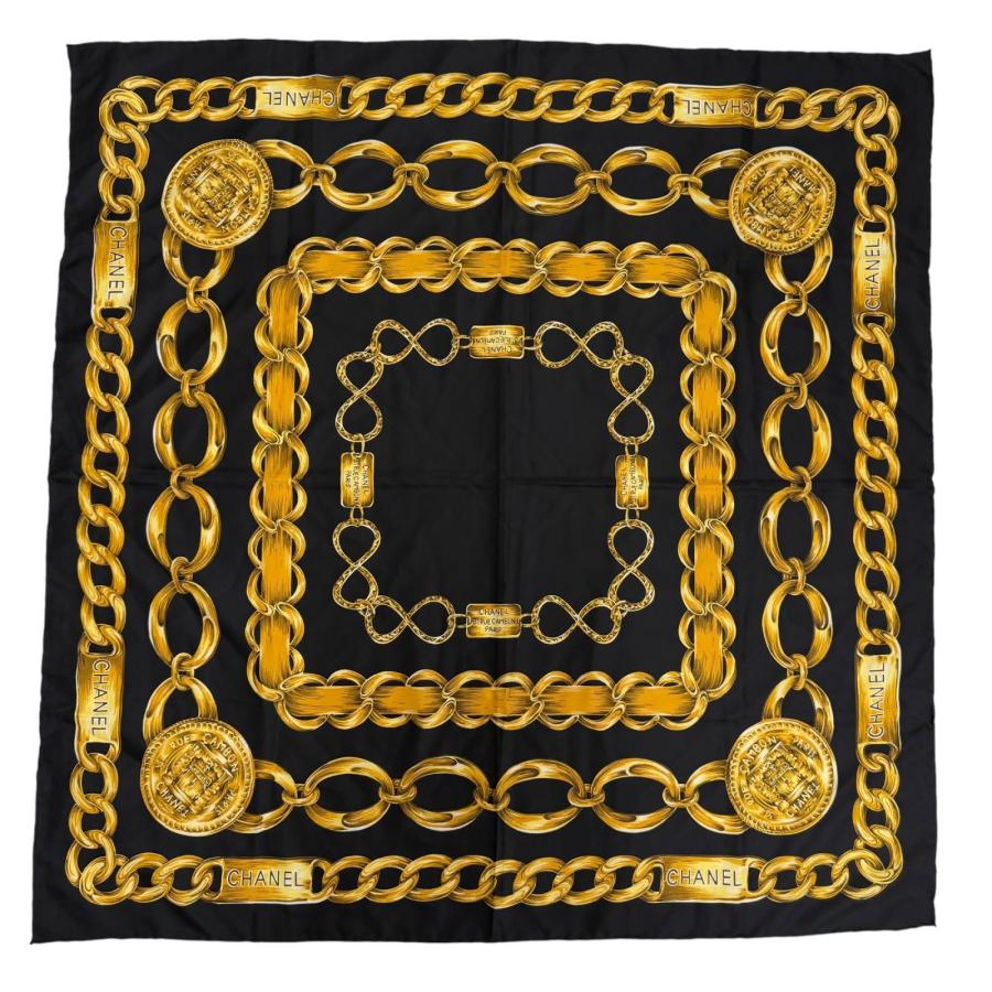 CHANEL（シャネル） 極美品☆CHANEL ヴィンテージ シルク100％ ロゴ