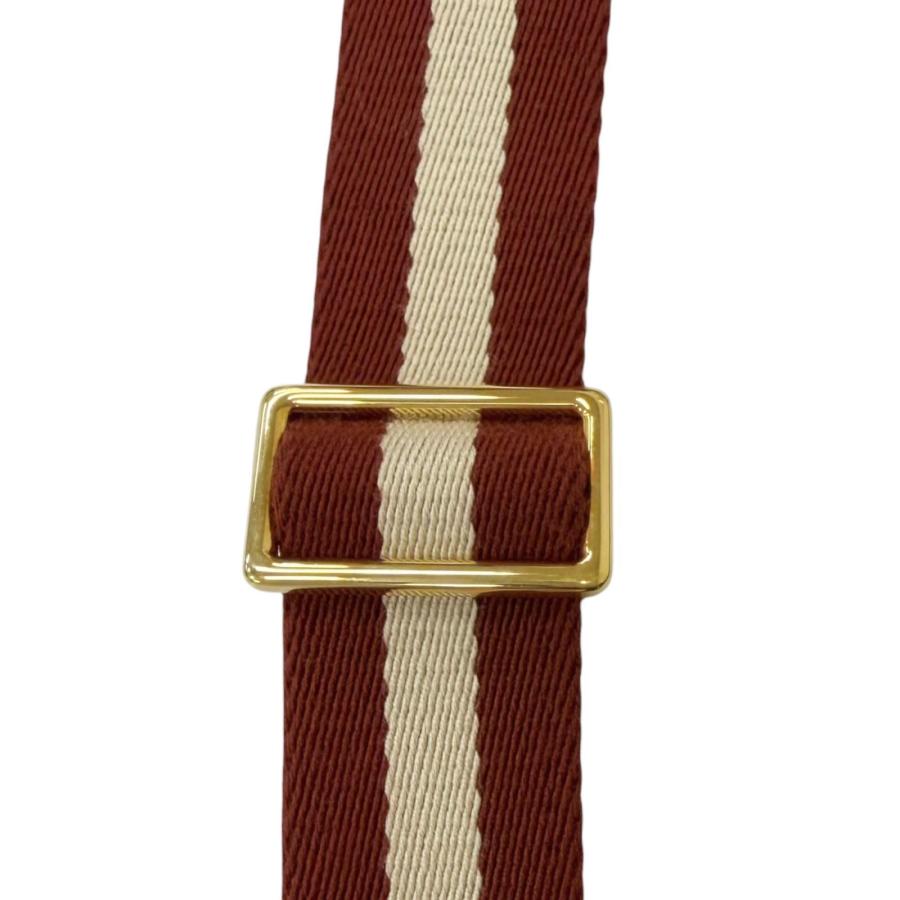 Bally（バリー） 極美品□BALLY レザー バリーストライプ ロゴ型押し