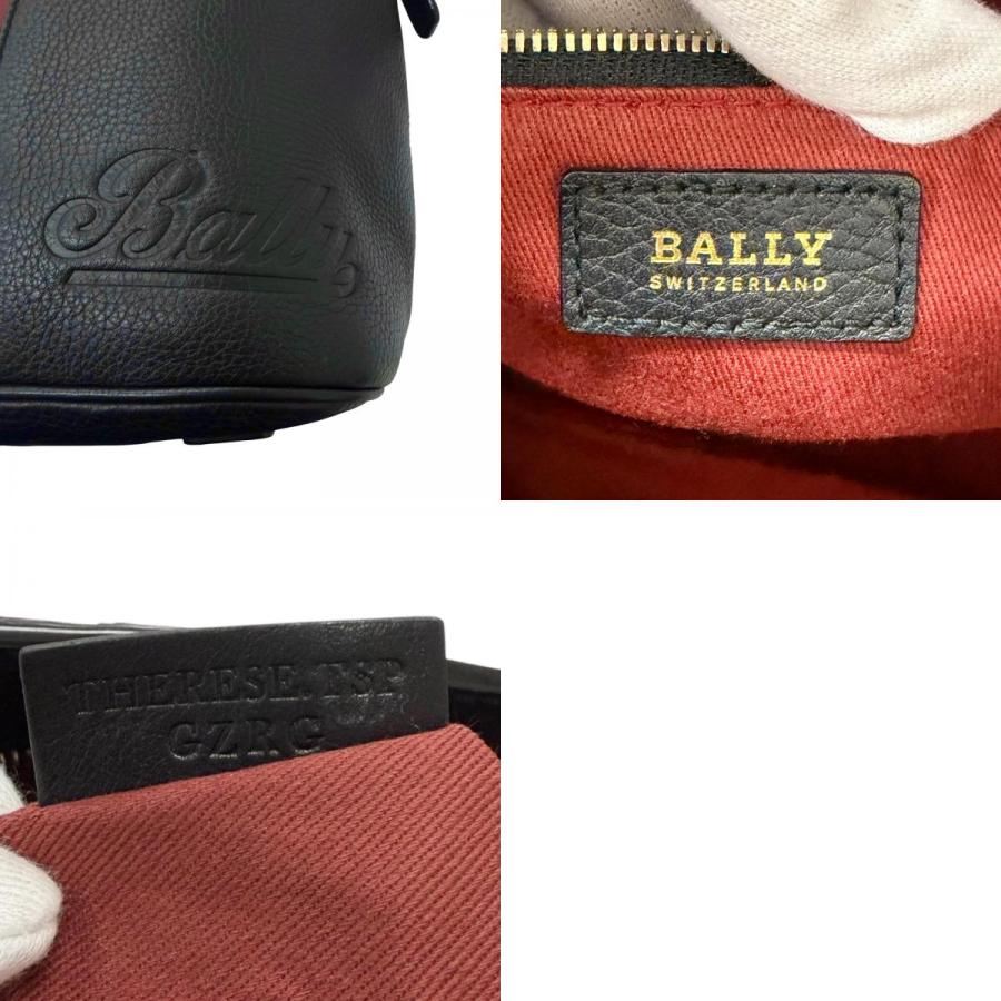 Bally（バリー） 極美品□BALLY レザー バリーストライプ ロゴ型押し