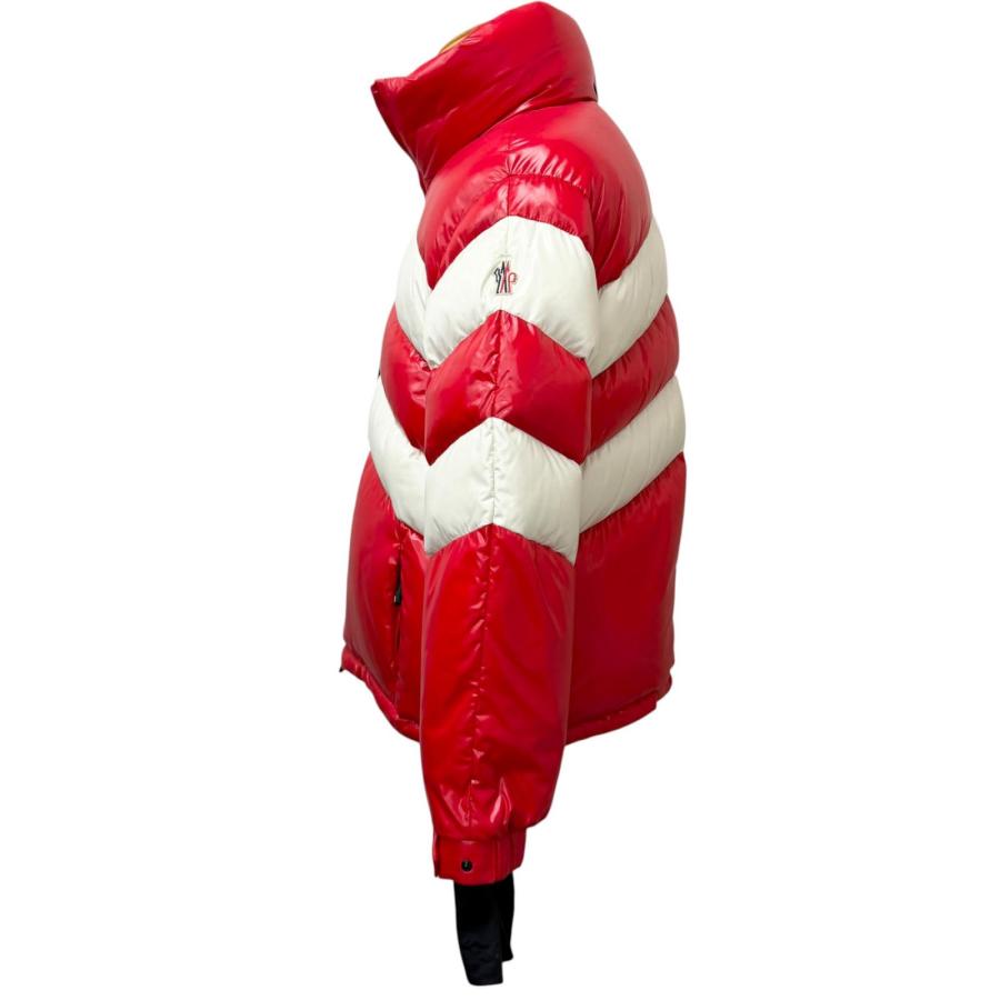 美品□MONCLER GRENOBLE モンクレール グルノーブル GOLZERN GIUBBOTTO フード入り ダウンジャケット レッド ホワイト 2 メンズ 美品□MONCLER GRENOBLE モンクレール グルノーブル GOLZERN GIUBBOTTO
