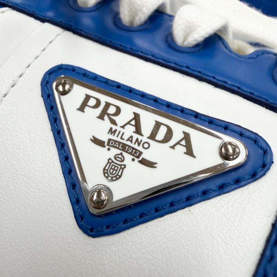PRADA（プラダ） 極美品▽PRADA 2EE364 レザー トライアングルロゴ