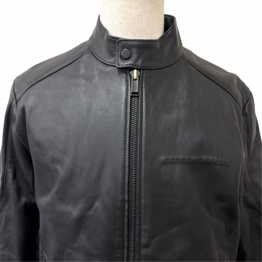 極美品□BOSS PORSCHE ボス ポルシェ Neat Ps スタンドカラー ダブル