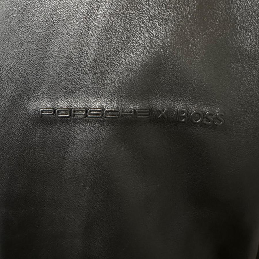 極美品□BOSS PORSCHE ボス ポルシェ Neat Ps スタンドカラー ダブル