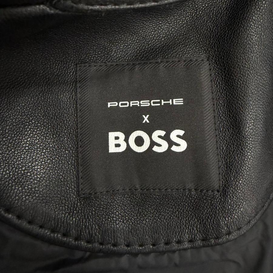 極美品□BOSS PORSCHE ボス ポルシェ Neat Ps スタンドカラー ダブル