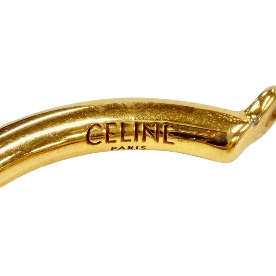 CELINE（セリーヌ） 美品◇CELINE SCA1233 ノット スモール フープ