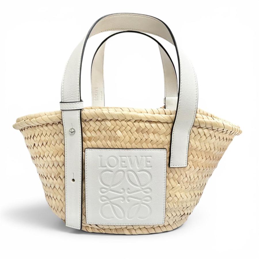 LOEWE（ロエベ） 極美品△LOEWE A223S93X04 バスケットバッグ スモール 