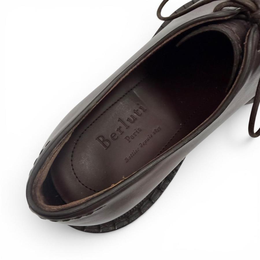 極美品▼Berluti ベルルッティ 2025年製 ヴェネチアカーフ デムジュール ネオ パラード オックスフォード レザーシューズ 6 定価436700円 定価436,700円 極美品▽Berluti ベルルッティ 2025年製 ヴェネチアカーフ