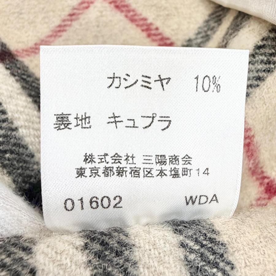 美品△BURBERRY LONDON バーバリーロンドン ウール カシミヤ 裏地ノバ