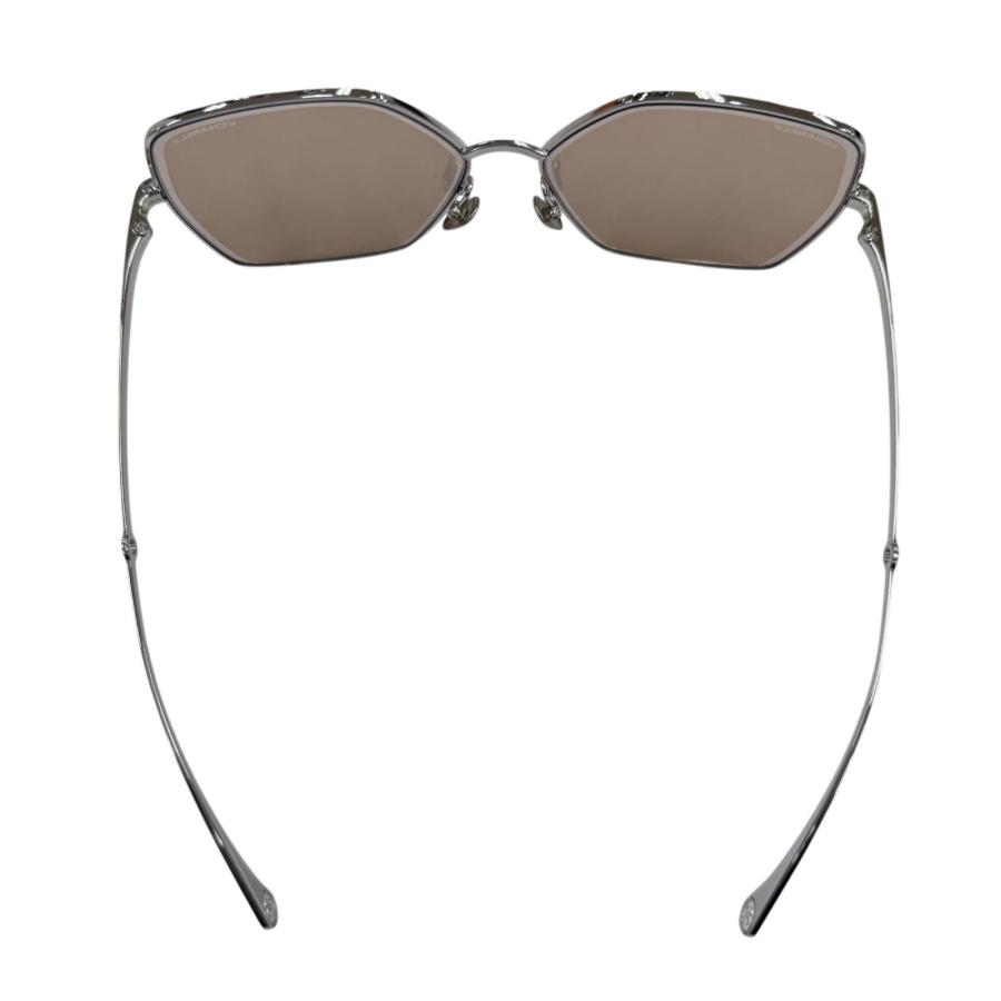 CHANEL シャネル バタフライ サングラス ブラウン ココマーク シルバー CHANEL（シャネル） 極美品☆CHANEL 4262 ココマーク パールチェーン