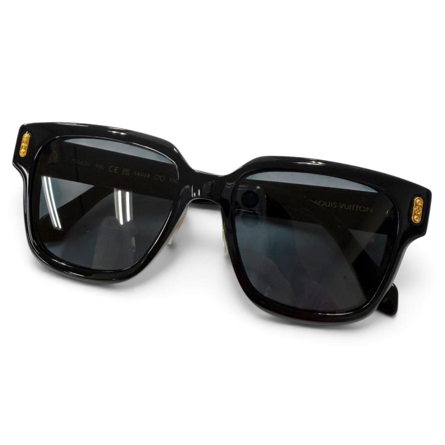LOUIS VUITTON ルイヴィトン サングラス Z2063U スクエア 黒 LOUIS VUITTON（ルイ・ヴィトン） 美品▽LOUIS VUITTON 2025年製