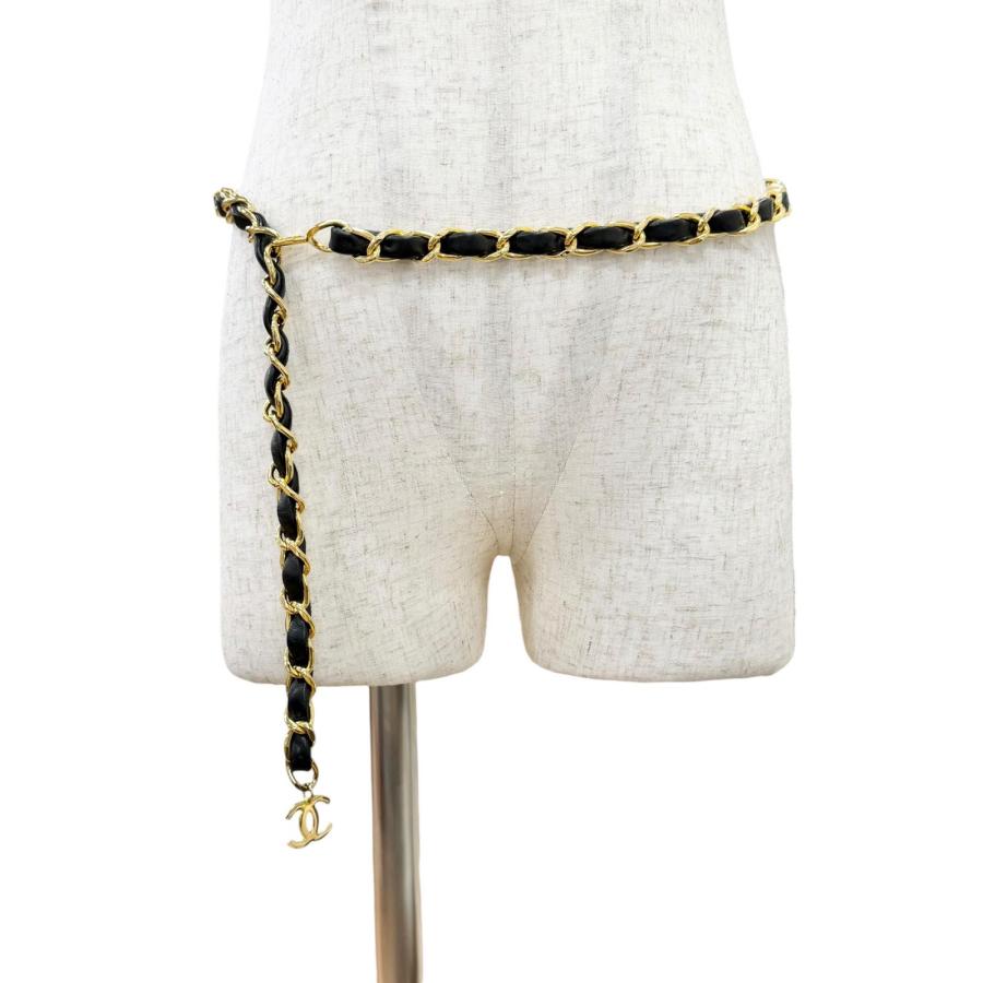 CHANEL（シャネル） 美品△CHANEL ヴィンテージ GP レザー使い ココ