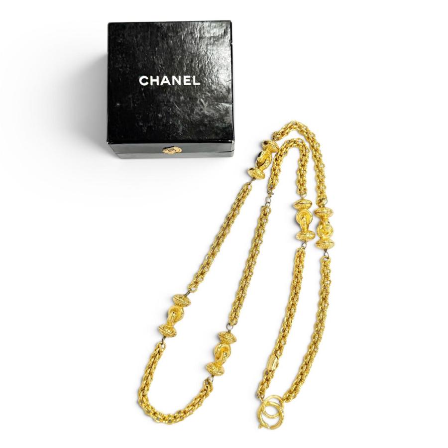 CHANELシャネル ココマーク ネックレス ゴールド ヴィンテージ