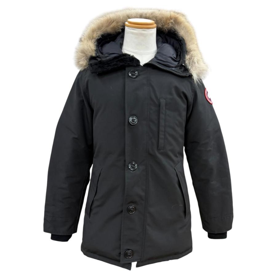 美品▼  カナダグース 3438JM Jasper Parka ロゴワッペン ファー フーデッド ダウンジャケット S サザビーリーグ 国内正規品 CANADA GOOSE（カナダグース） 美品▽CANADA GOOSE 3438JM Jasper