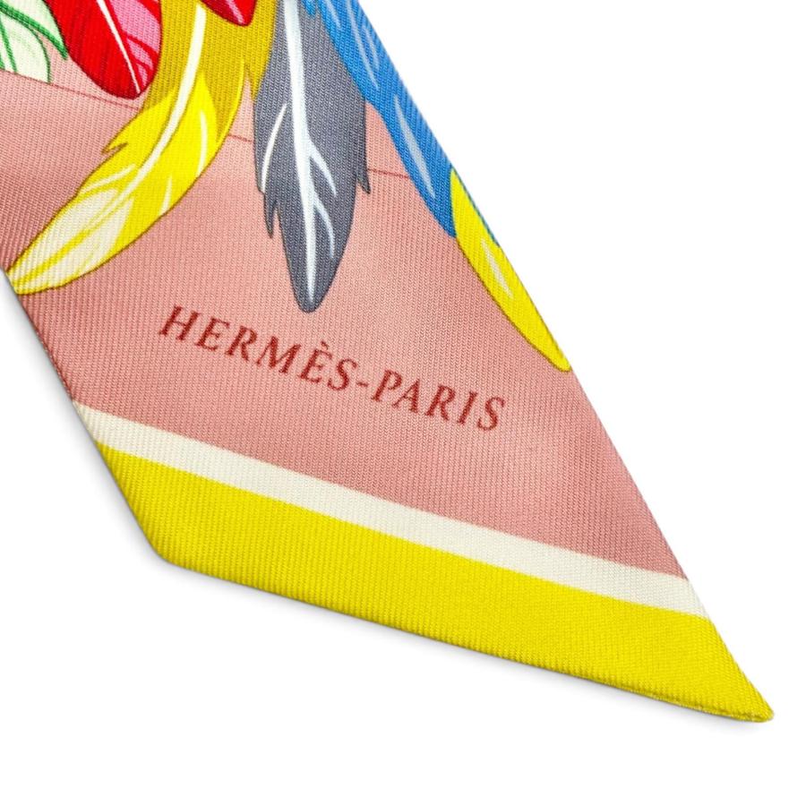 HERMES エルメス　ツイリー ダンスパシフィック　ブルー　スカーフ HERMES（エルメス） 極美品△HERMES ツイリー Danse Pacifique ダンス