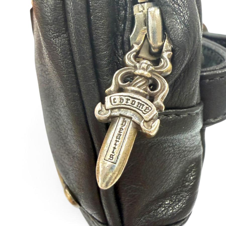 極美品▽CHROME HEARTS クロムハーツ WRISTHER BACK PACK バッグ
