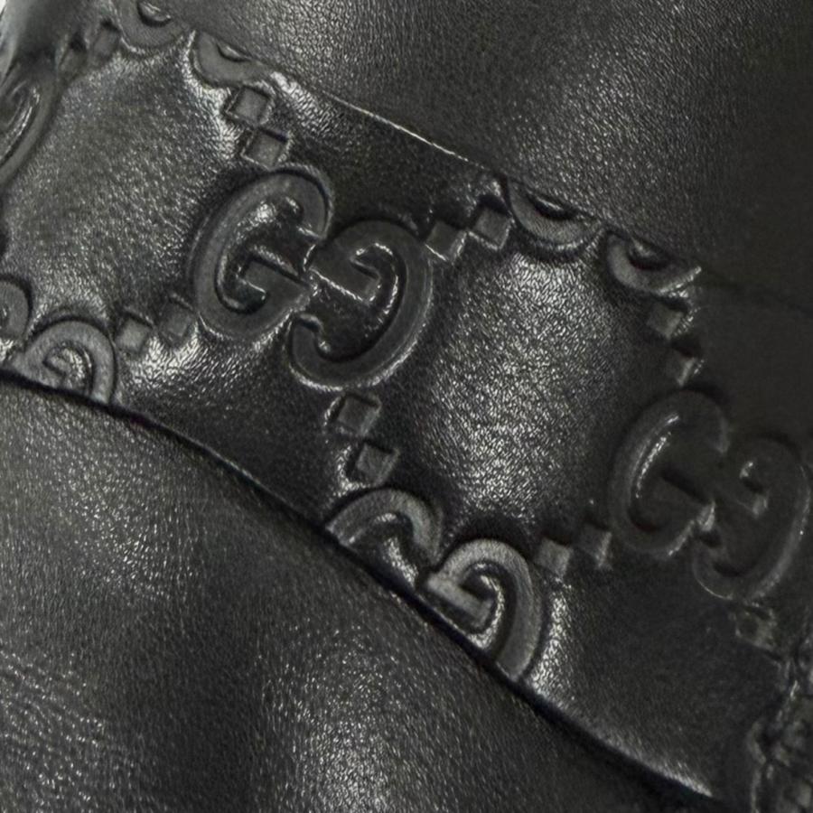 GUCCI（グッチ） 美品▽GUCCI GGエンボス Uチップ レザーシューズ