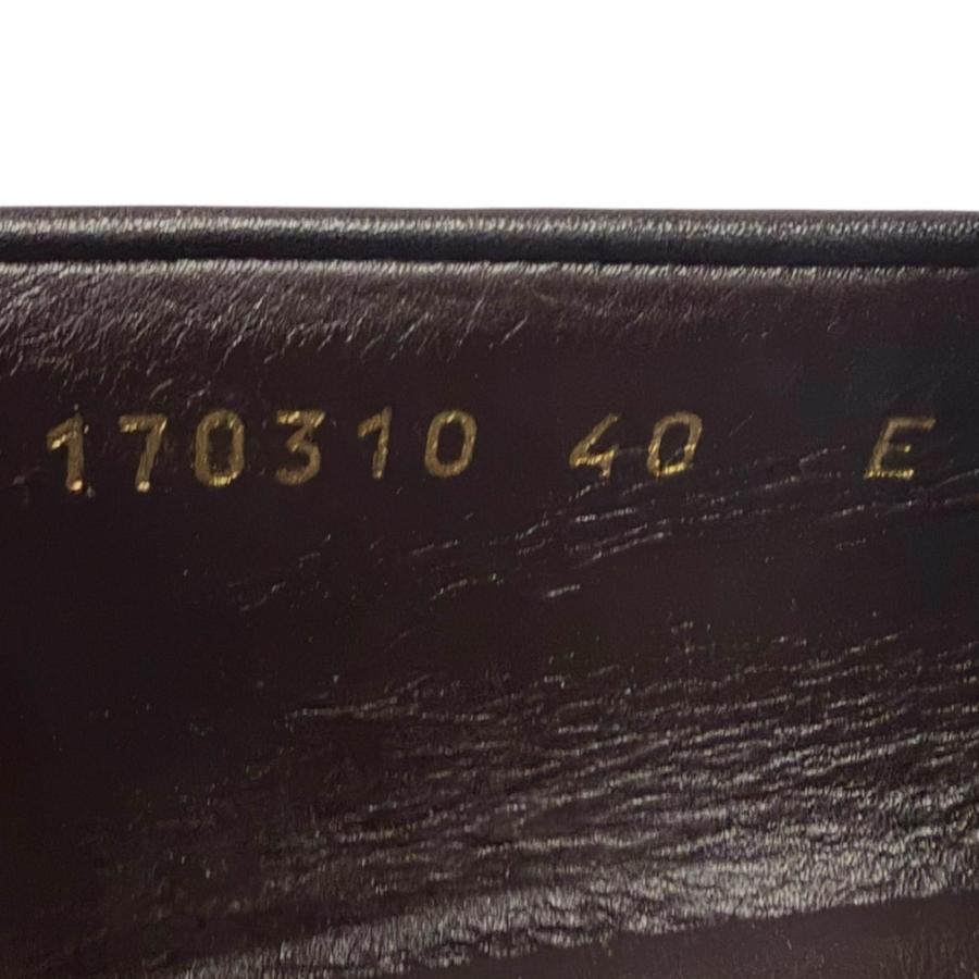 GUCCI（グッチ） 美品▽GUCCI GGエンボス Uチップ レザーシューズ