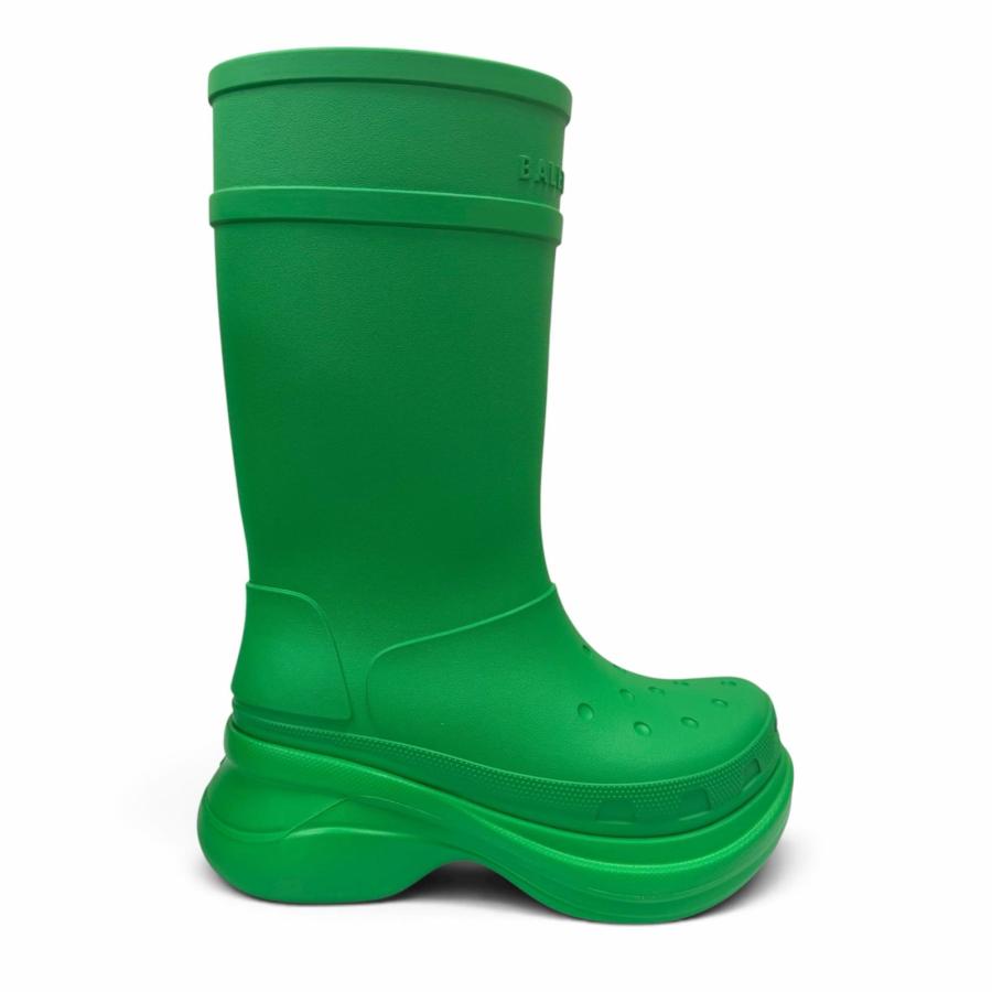 バレンシアガ×クロックス　ラバーブーツ 未使用品□BALENCIAGA Crocs バレンシアガ クロックス ラバー RUBBER
