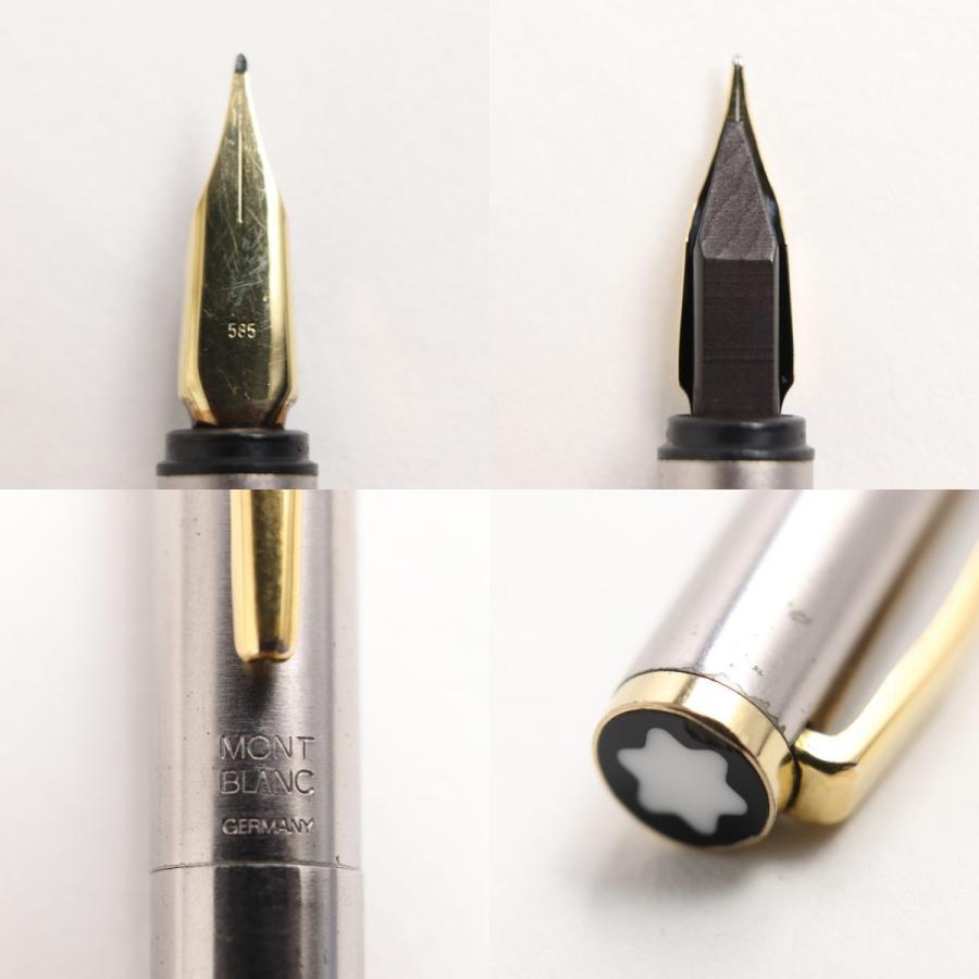 モンブラン チタノ 万年筆 14金Fニブ 適合コンバーター付 ノブレス