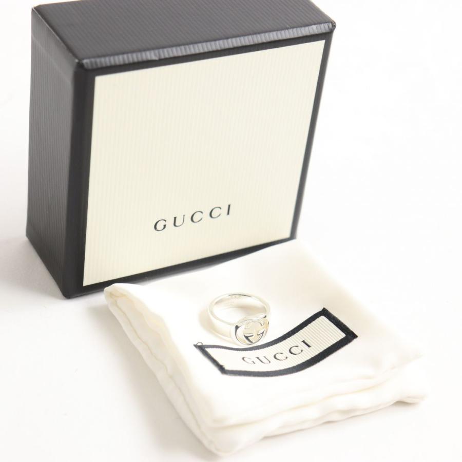 美品□伊製 GUCCI グッチ Ag925 インターロッキングG スターリング