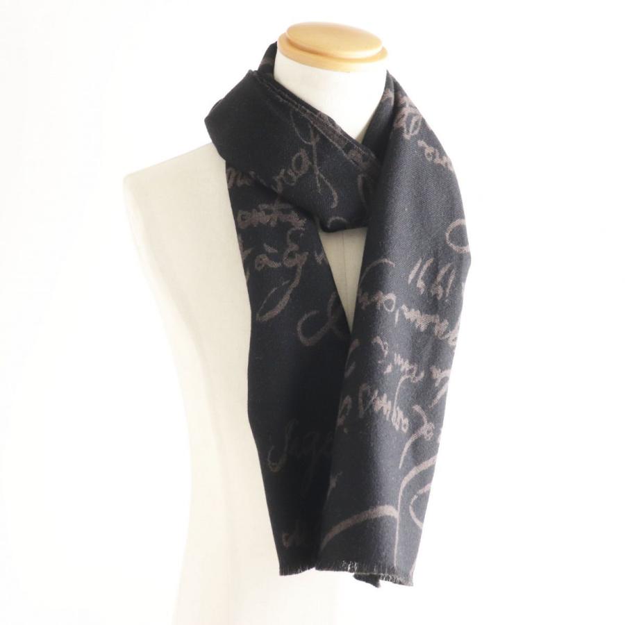 大決算セール Berluti ベルルッティ ストール マフラー カリグラフィ