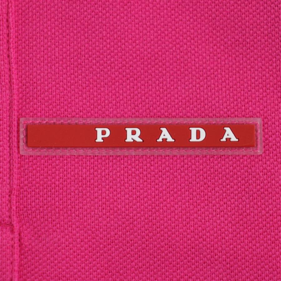 未使用品☆プラダ PRADA SJJ887 鹿の子 コットン100％ 半袖 ポロシャツ