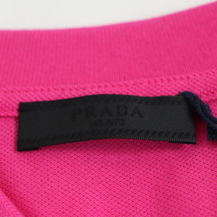 未使用品☆プラダ PRADA SJJ887 鹿の子 コットン100％ 半袖 ポロシャツ