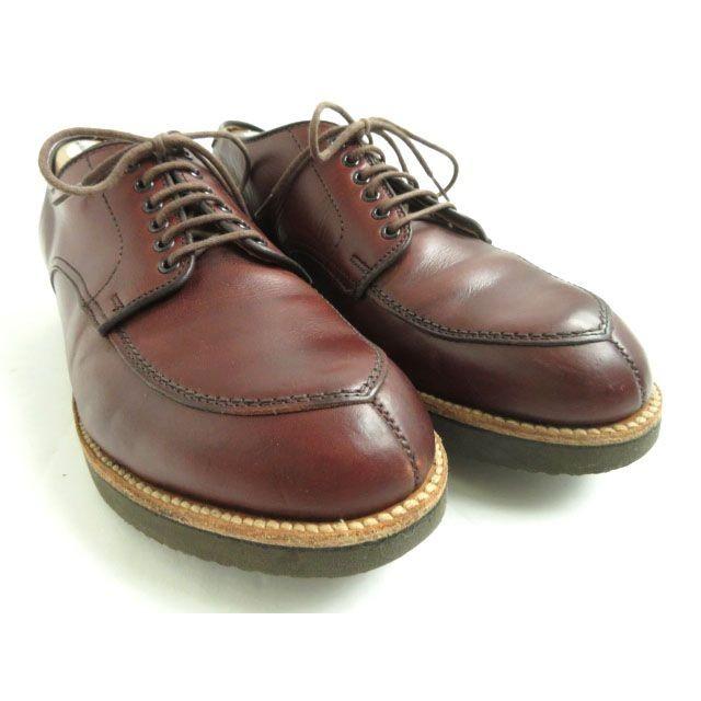 美品●USA製　オールデン　ALDEN　NATORIYA別注　54913　Vチップ　レザーシューズ　ブラウン　6 1/2　｜brand-td-store｜03