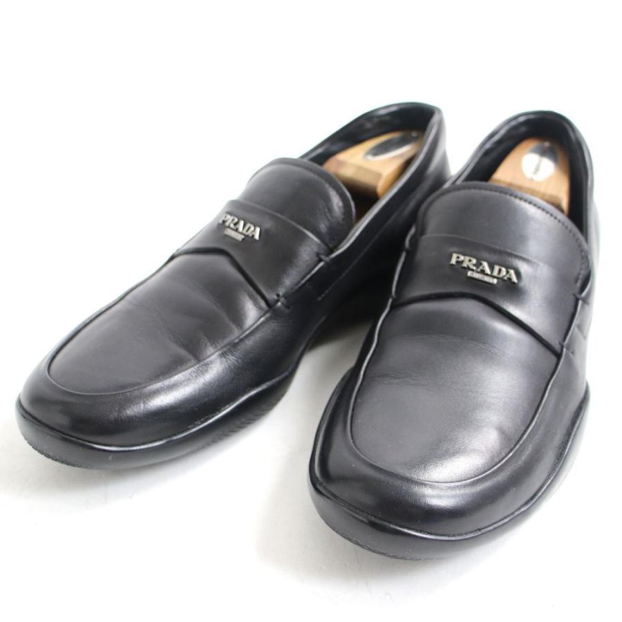 PRADA ラウンドトゥフラットシューズ 370129144_1.jpg