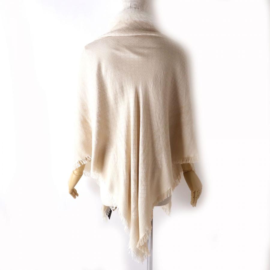 美品△正規品 GUCCI グッチ 355468 フォックスファー付き ディアマンテ