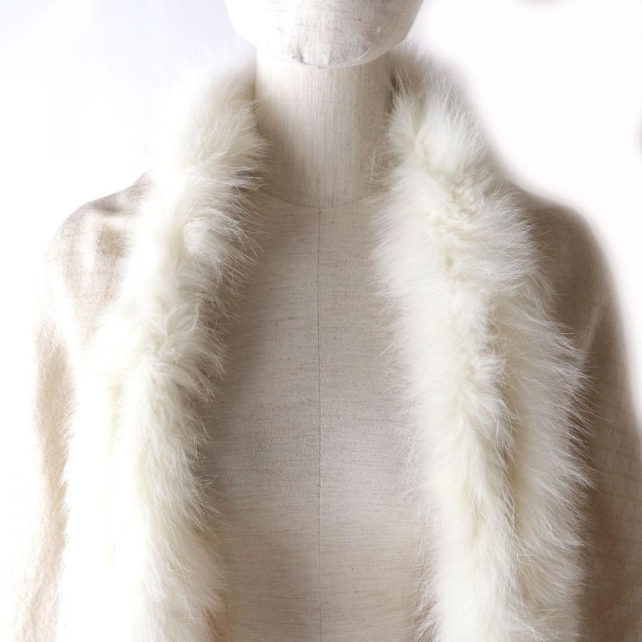 美品△正規品 GUCCI グッチ 355468 フォックスファー付き ディアマンテ