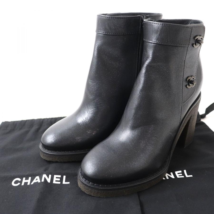 極美品△伊製 CHANEL シャネル G31285 ダブルココマーク ターンロック 