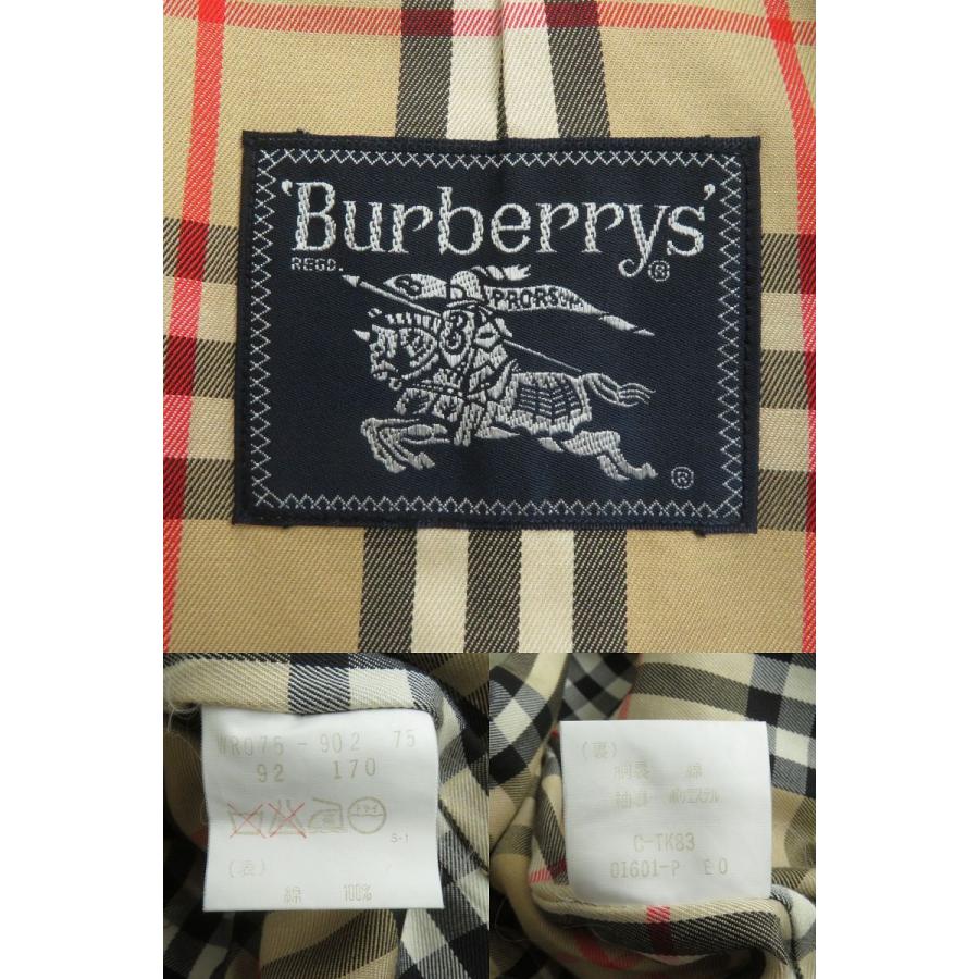 BURBERRY 美品△Burberrys バーバリー ヴィンテージ 裏地ノバ BURBERRY 美品△Burberrys バーバリー ヴィンテージ 裏地ノバ