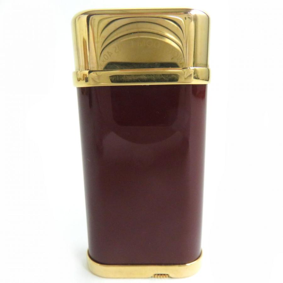 美品△Cartier カルティエ ゴドロン ラッカー ローラー式 ガスライター 