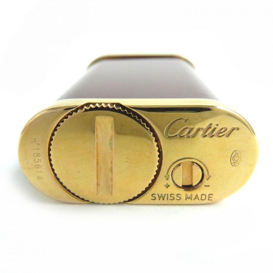 美品△Cartier カルティエ ゴドロン ラッカー ローラー式 ガスライター