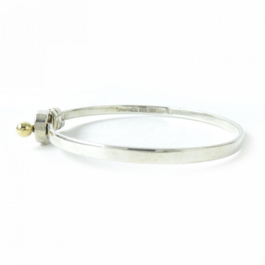 良品△Tiffany&Co. ティファニー フック&アイ 925×750 コンビ バングル/ブレスレット シルバー×ゴールド 総重量:9.22g 箱・袋付き 良品△Tiffany&Co. ティファニー フック&アイ 925×750 コンビ バングル/ブレスレット シルバー×ゴールド 総重量:9.22g 箱・袋付き