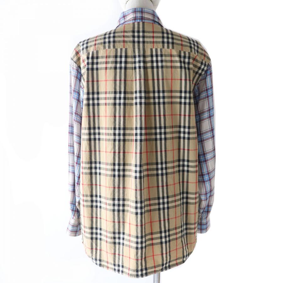 BURBERRY 美品△正規品 バーバリー 8016900 ペールブルー ペイトン 
