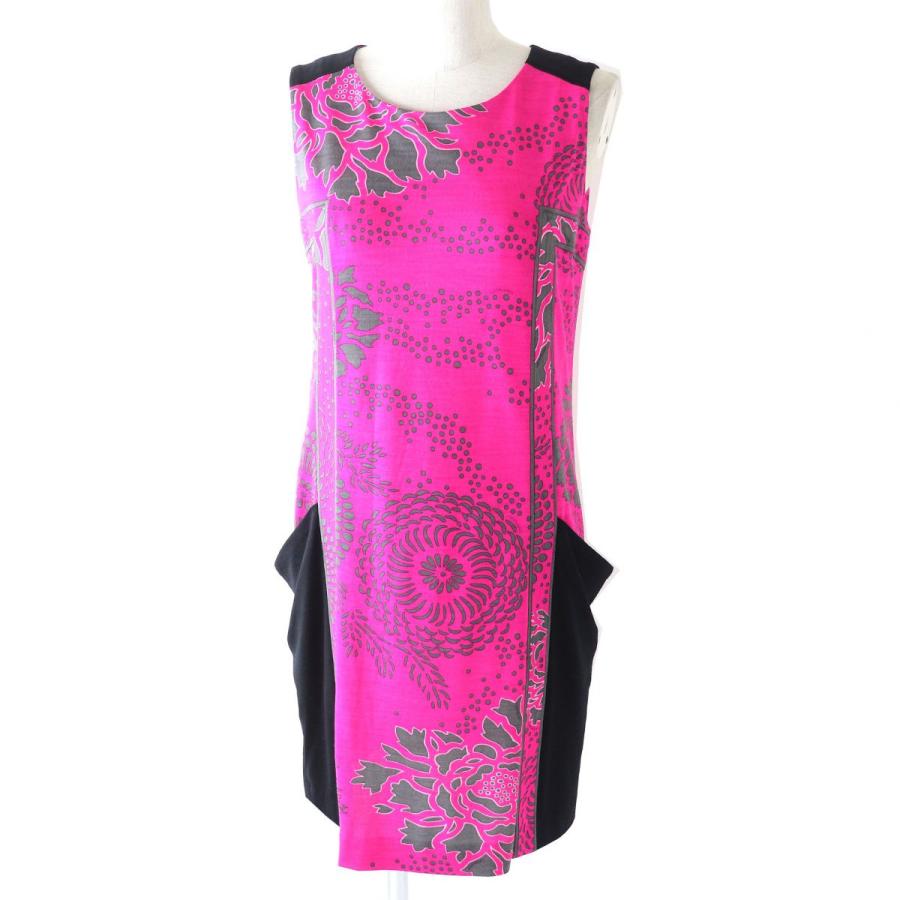 美品△正規品 レオナールファッション 0360924 レディース 総柄