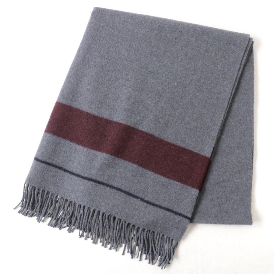 極美品△HERMES エルメス レディース カシミヤ100% フリンジ 大判 