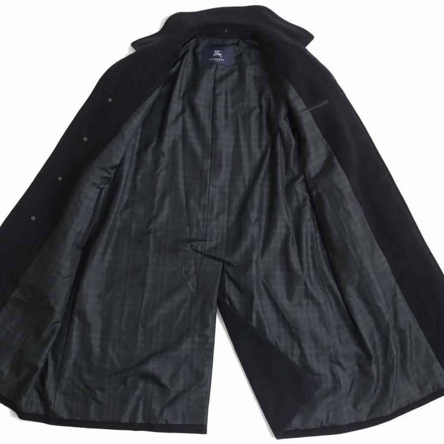 美品△正規品 バーバリーロンドン カシミヤ×アンゴラ×ウール 裏地 