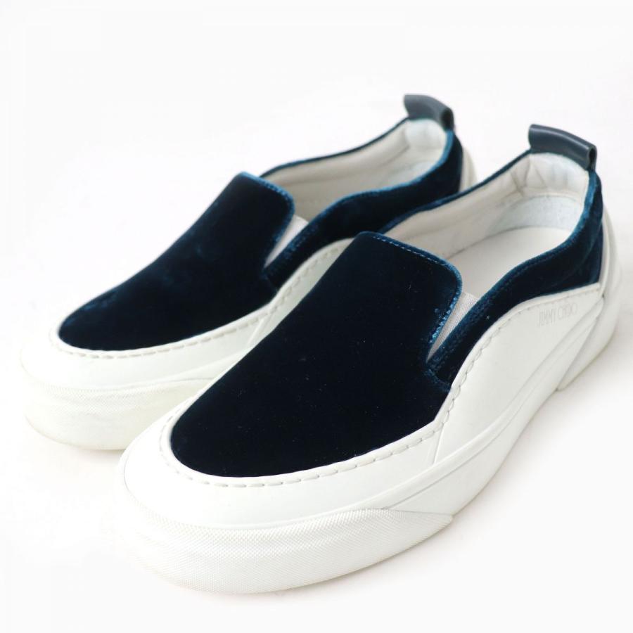 極美品△伊製 JIMMY CHOO ジミーチュウ レディース CHOO V.B.C ベロア