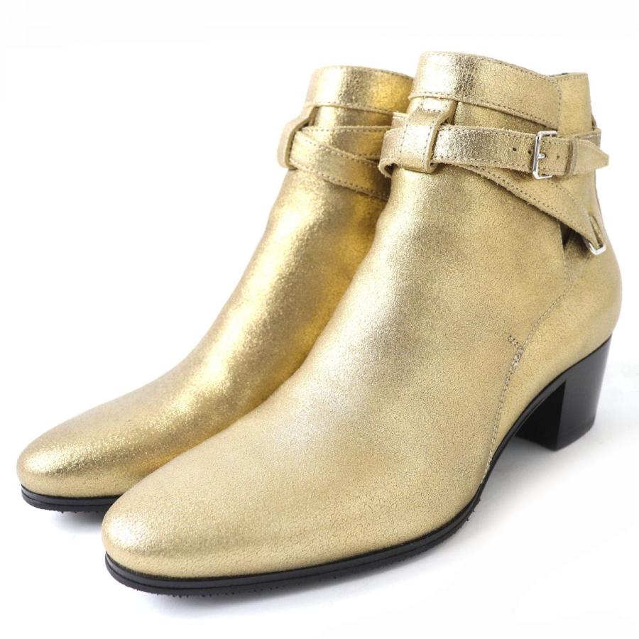 訳あり 極美品□サンローランパリ ワイアットジョッパー ブーツ