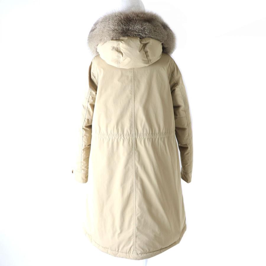 未使用品△正規品 WOOLRICH ウールリッチ WWOU0437 KEYSTONE PARKA FOXファー・フード付き ダウンコート ベージュ S 定価151,800円＋税｜brand-td-store｜03