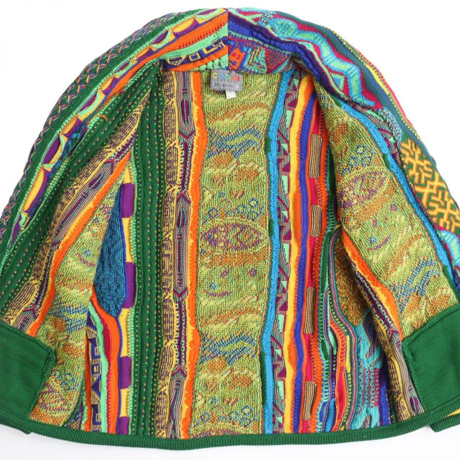 極美品△COOGI クージー CLASSIC 90年代 総柄デザイン 3Dニット