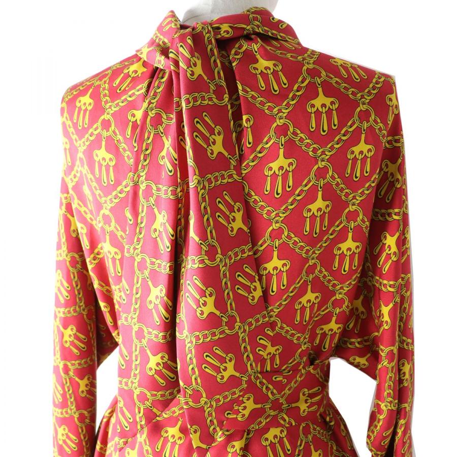 特別訳あり特価】 HERMES エルメス ビンテージ シルク 総柄 ニット